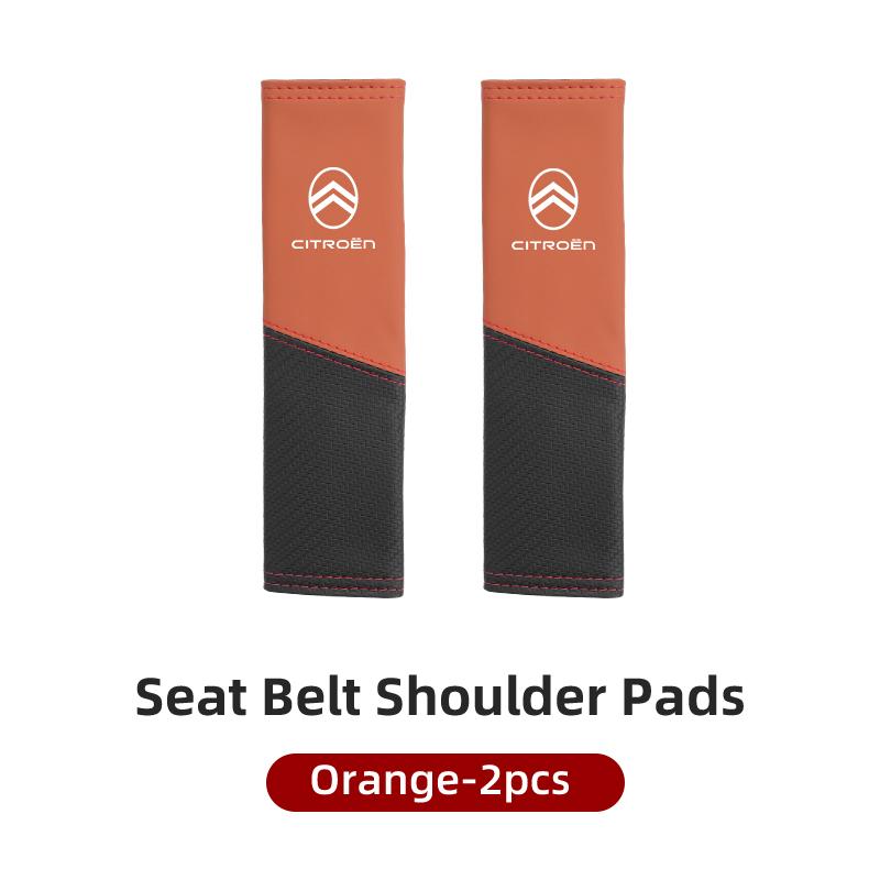Car Seat Belt Cover Safety Belt Two-colour Splicing Shoulder Protection Pads For Citroen C4 C3 C5 C1 C-Elysee Berlingo Picasso