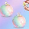 1-Pack: Rainbow Crackle-Texture Squeeze Ball — Adult Stress Relief & Sensory Soothing Toy