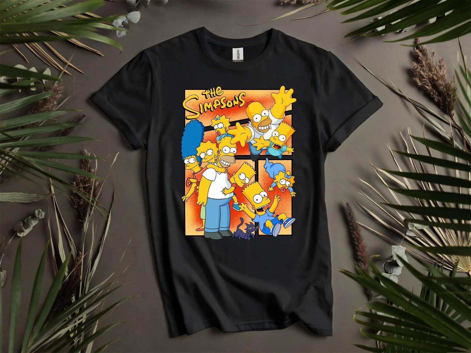 Simpsons Family Portrait T-Shirt Mens Womens Tees Top T Shirt Mens Womens Tees Top Men Women Unisex Tshirt L192 3XL