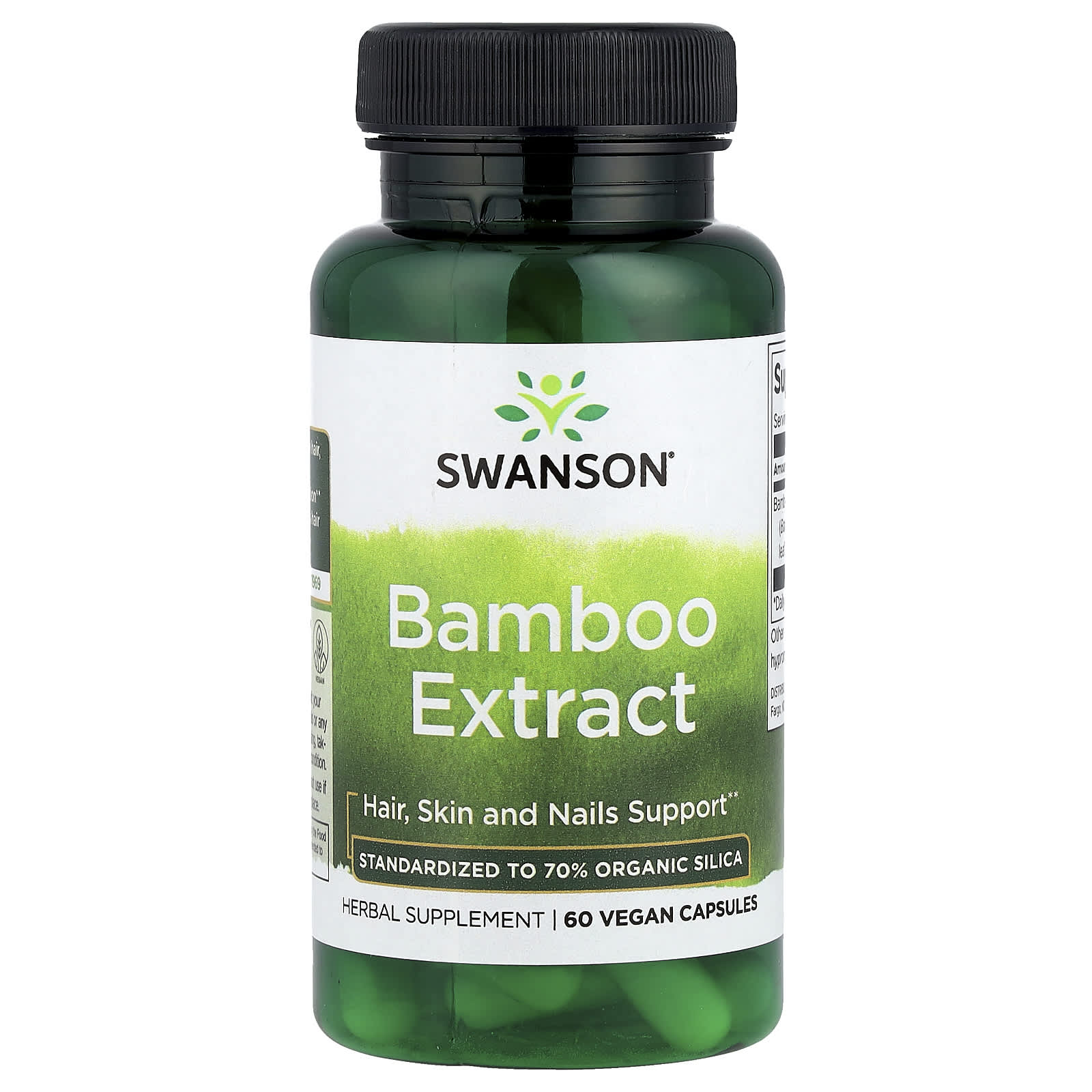 

Bamboo Extract, Veggie Capsules 60 (300Mg per capsule)