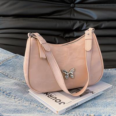 Unterarmtasche Damen Hochwertiger ausländischer Stil Damen Nischendesign Modische und schöne Schulter-Umhängetasche