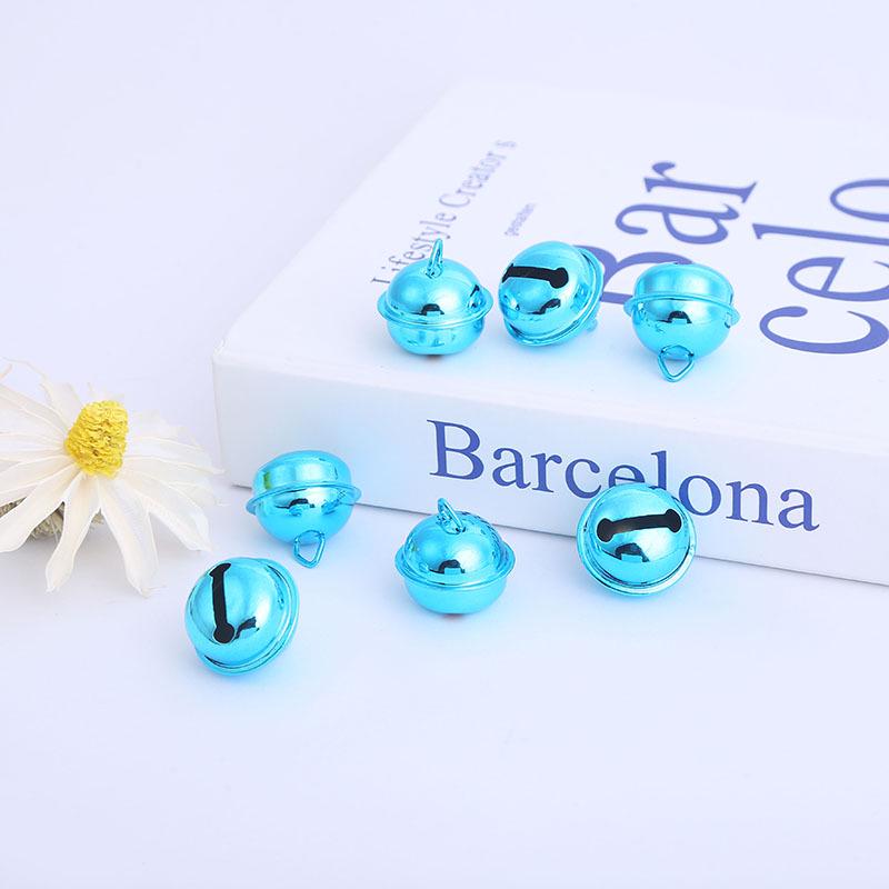 3CM Gold Large Hole Keychain and Pet Collar Bell Pendant - Christmas Decoration