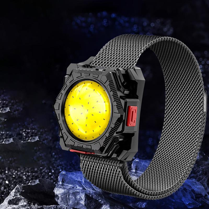 Multifunctional 3-In-1 Strong Flashlight Headlight Wrist Light Waist Bag Light Watch Light Household Work Light Car Repair Light