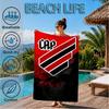 Athletico Football Club Printed Microfiber Beach Towel, Soft And Absorbent, Quick-Dry, Ideal for Summer Travel, Beach Essential, Swimming Pool