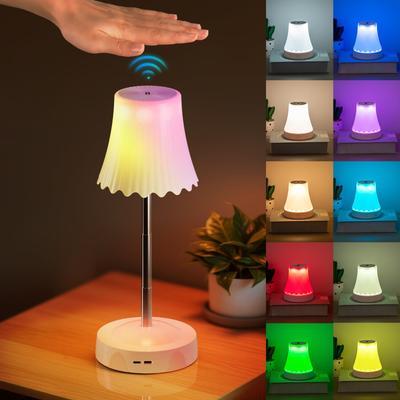 Strectchable RGB LED Night Lamp Hand Gesture Sensor Creative Night Light Dorm Room Bedside Lamp USB Charging 2600mah