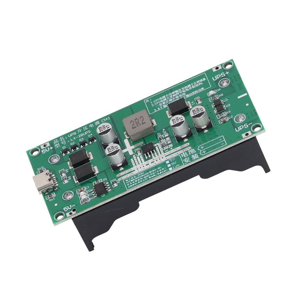 15W 3A Hochleistungs-USV-Akku-Ladebooster-Modul 18650 Lithium-Akku Step-Up-Ladegerätplatine 5V 1A
