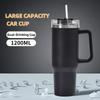Caneca Térmica Jumbo de Aço Inoxidável 304 40oz Geração Copo para Carro com Alça Portátil Copo com Canudo Ice Master à Prova de Vazamentos Grau Alimentício