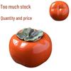 Persimmon Tea Scented Ceramic Candy Jar and Candle Holder