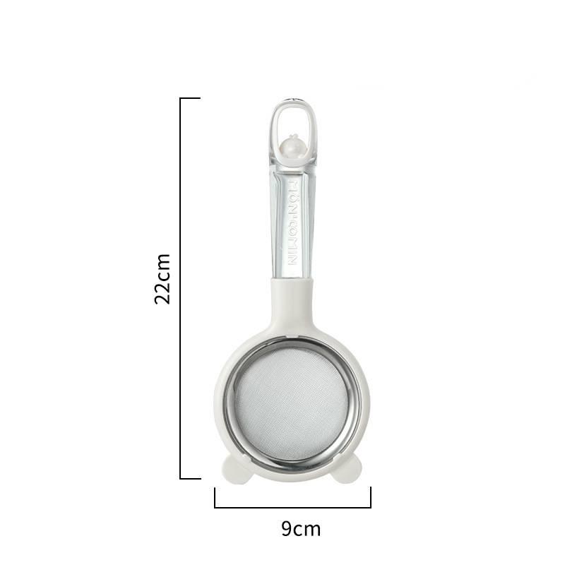 

Filter Net Sieve For Baby Food, Baby Strainer, Household Kitchen Egg Tart Liquid Baking Tool, Flour Sifter S белый