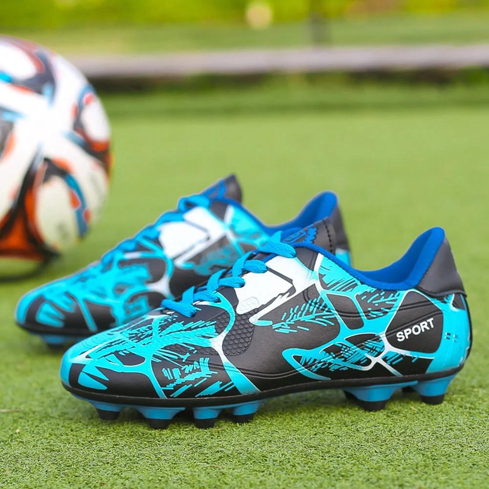New Ultralight Non-Slip Soccer Shoes - Professional Football Boots for Adult/Kids Boys Grass Training Cleats