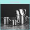 304 Stainless Steel Childrens Drinking Cup Compact Size Lightweight For Toddler Essentials