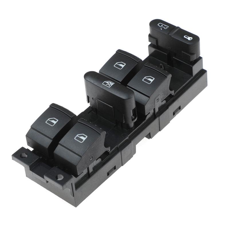 

Кнопка главного переключателя стеклоподъемника со стороны водителя в салоне автомобиля для Passat B5 Bora Golf 4 MK4 Seat Leon Toledo 1J4959857D 3B0959855B