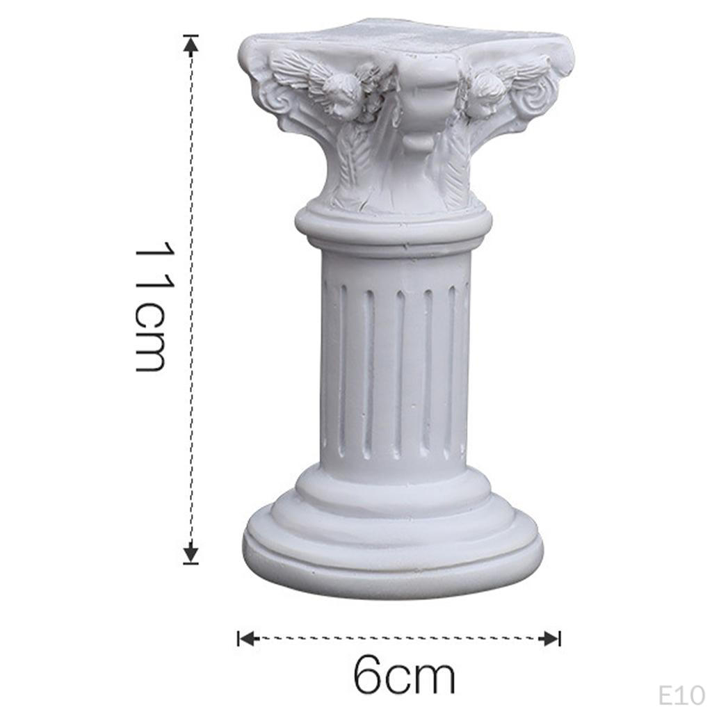 Miniature Roman Pillar Candle Holder for Home Decor