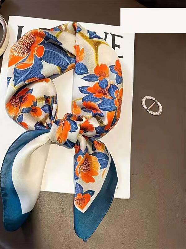 SIYUTANG 70 New Silk Satin Square Scarf