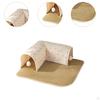 Tunnelbett Versteck mit abnehmbarer Matte Spielgehege Interaktives Spielzeug Hütte für Kaninchen Kleintiere Outdoor