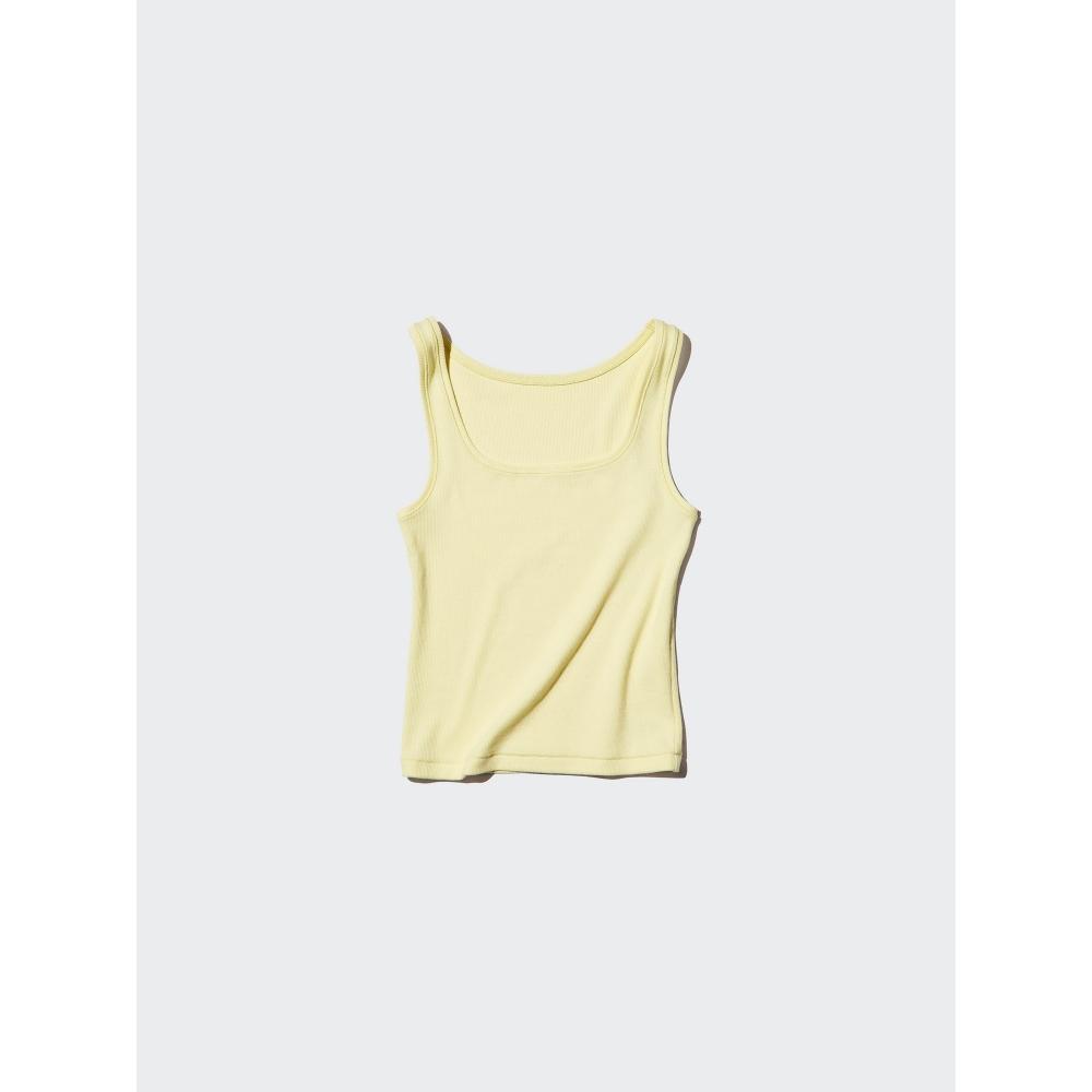 Uniqlo Japan Cropped Square Neck Tank Top
