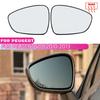Heated Rearview Mirror Left Right Side Rear View Glass For Peugeot 408 2010 2011 2012