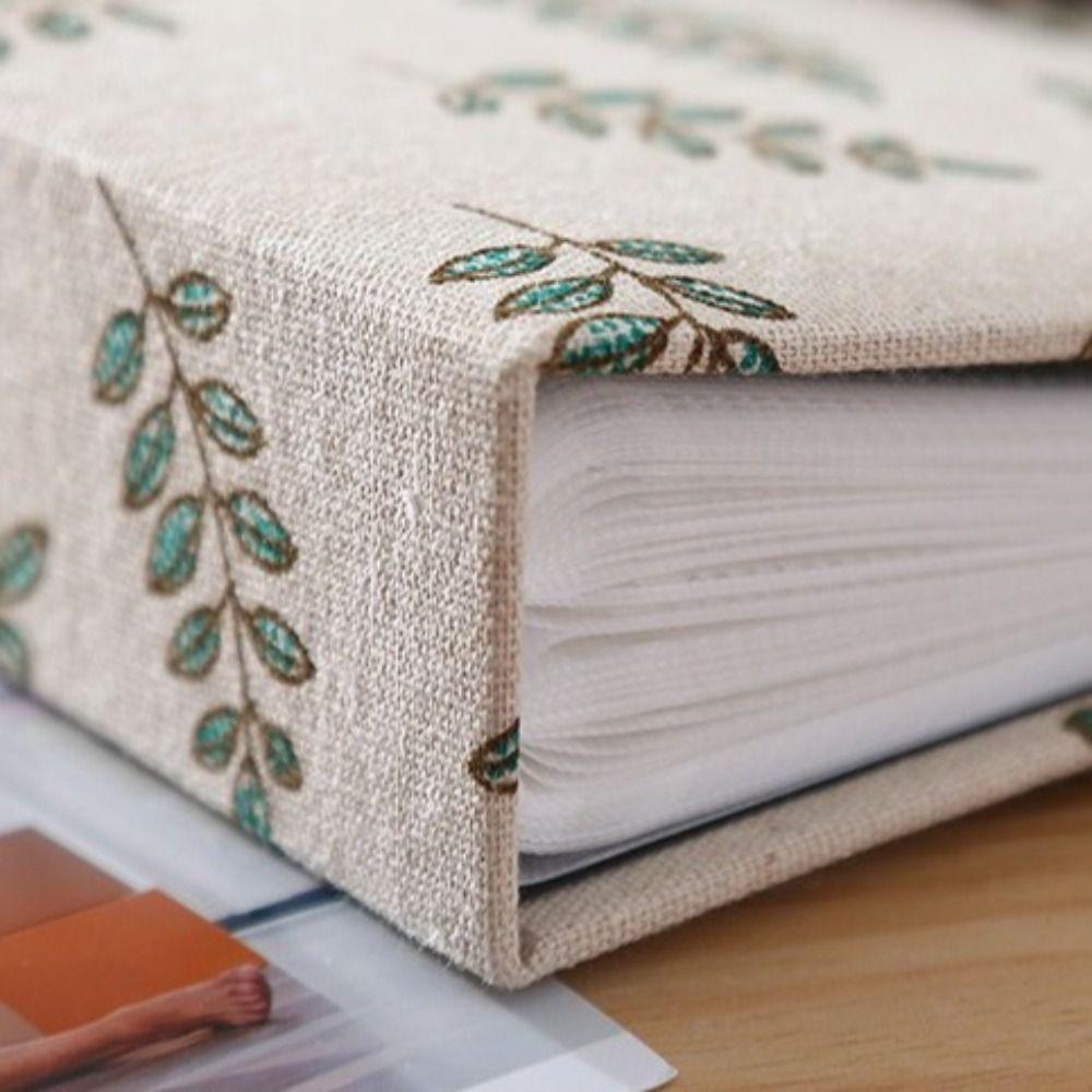 200 Slots Fabric Photo Album Large Capacit Film Collect Book  Keepsakes