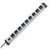Powerversal 9-socket Power Strip with Switch - White - Rectangular - 16a