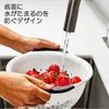 OXO 3-Quarter Plastic Colander with Legs, White, with Efficient Draining Design