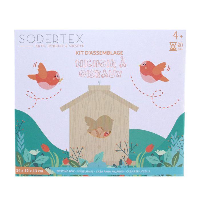 Kit nichoir en bois 13 cm
