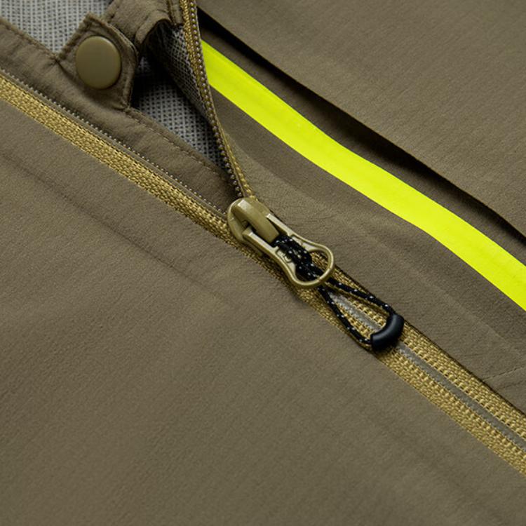 Salomon Running Series Windproof Waterproof Durable Hooded Jacket Men Jacket Brown C22718