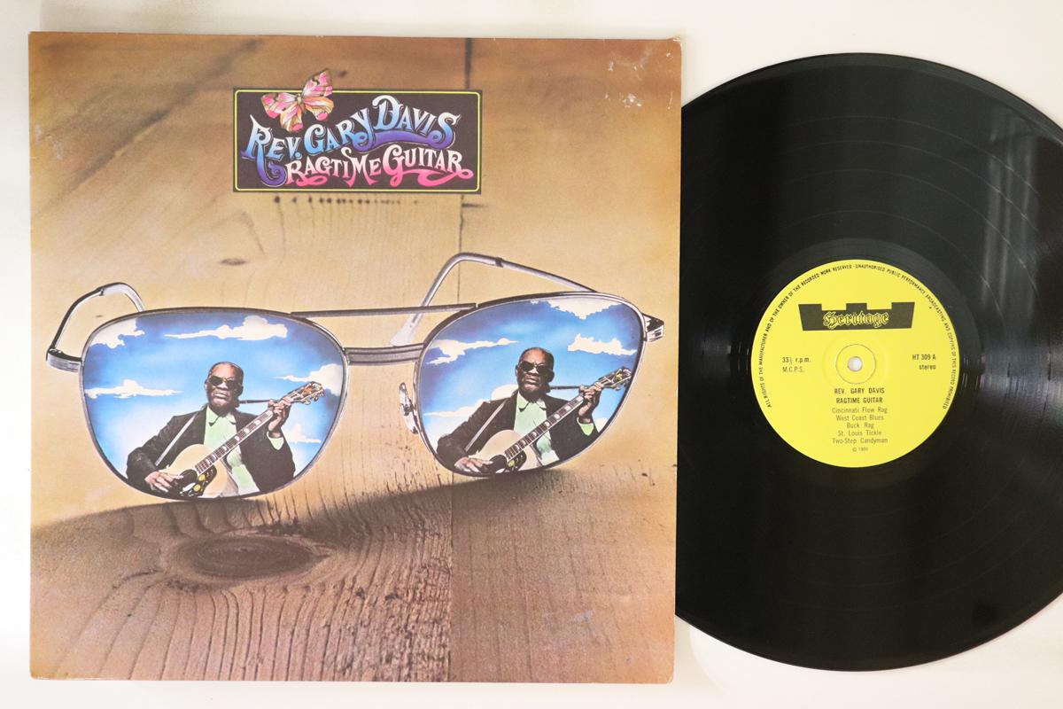 

LP Record REV. GARY DAVIS Ragtime Guitar HT309 HERITAGE 1985 UK Blues Used