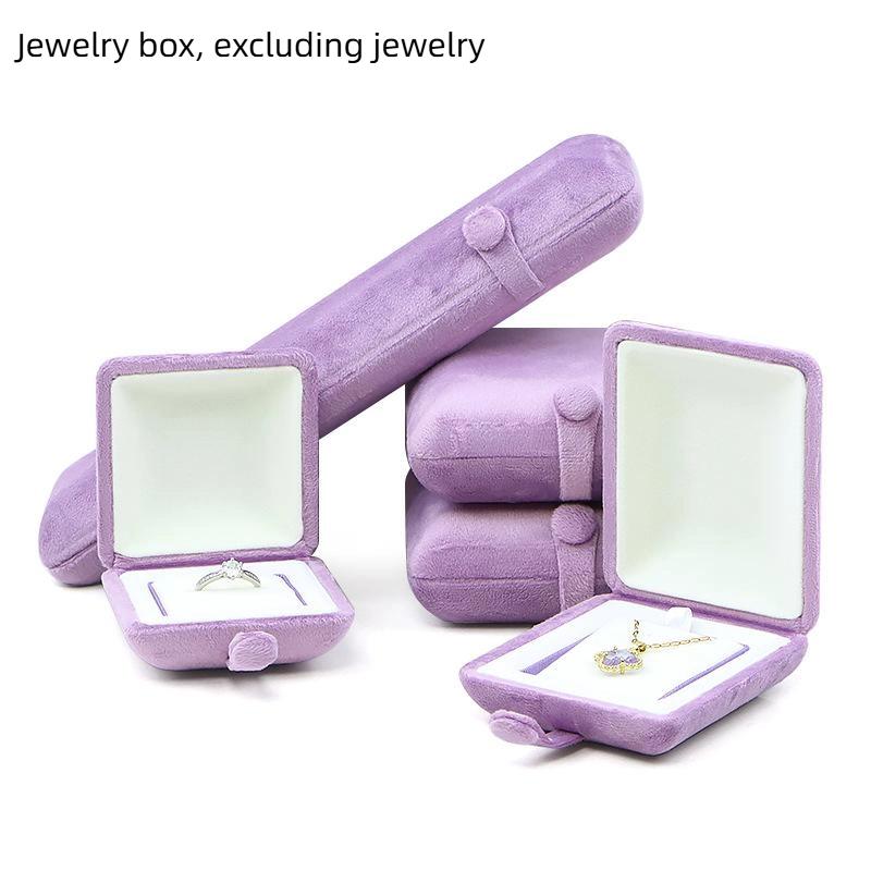 Velvet Ring Box Classical Earring Necklace Bangle/Bracelet Case Jewelry Gift Box For Wedding Jewelry Display Storage Box