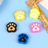 1Pc Cartoon Cat Paw Shape Tennis Racket Vibration Dampeners Silicone Tennis Racquet Shock Absorber Anti-Vibration Accessories