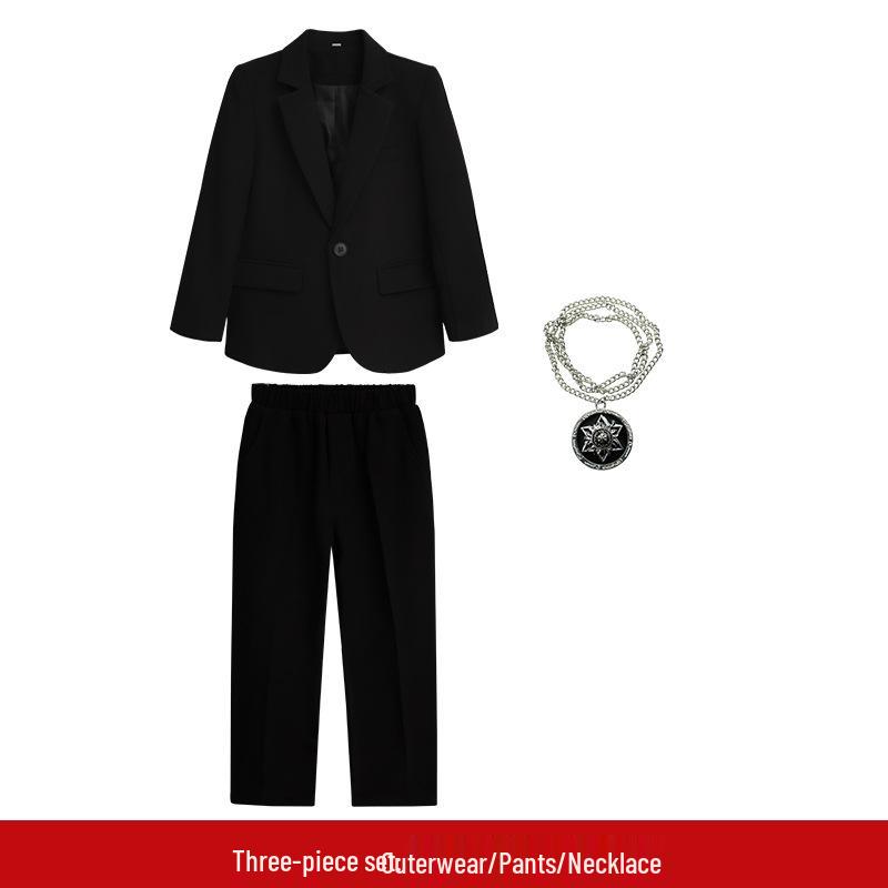 Children's Spring Suit Set: Boy's Casual Performance & Photography Outfit, Flower Boy Wedding Attire