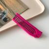 Colorful Portable Fashion Hair Comb Folding Anti-static Plastic Comb Hair Brush Compact Pocket Size Purse Hair Comb Cepillo Para