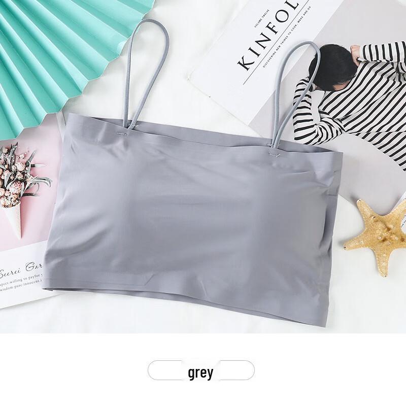 Langsha Women s Seamless Anti-Exposure Camisole One Size