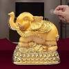 1pc Resin Elephant Piggy Bank, Large Capacity Piggy Bank, Children's Day Gift, Decorative Elephant Statue, Home Decoration