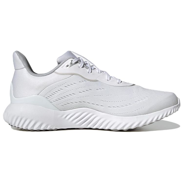 Adidas Alphabounce Comfortable Versatile Fabric Durable Breathable Low-Top Casual Running Shoes Unisex Sneakers White HR0606