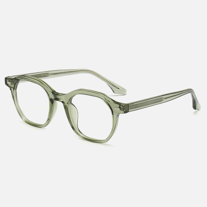 Retro Herren- und Damen-Tr90-Stift-Stift-Blaulichtschutz-Brillenfassung Myopie kann angepasst werden