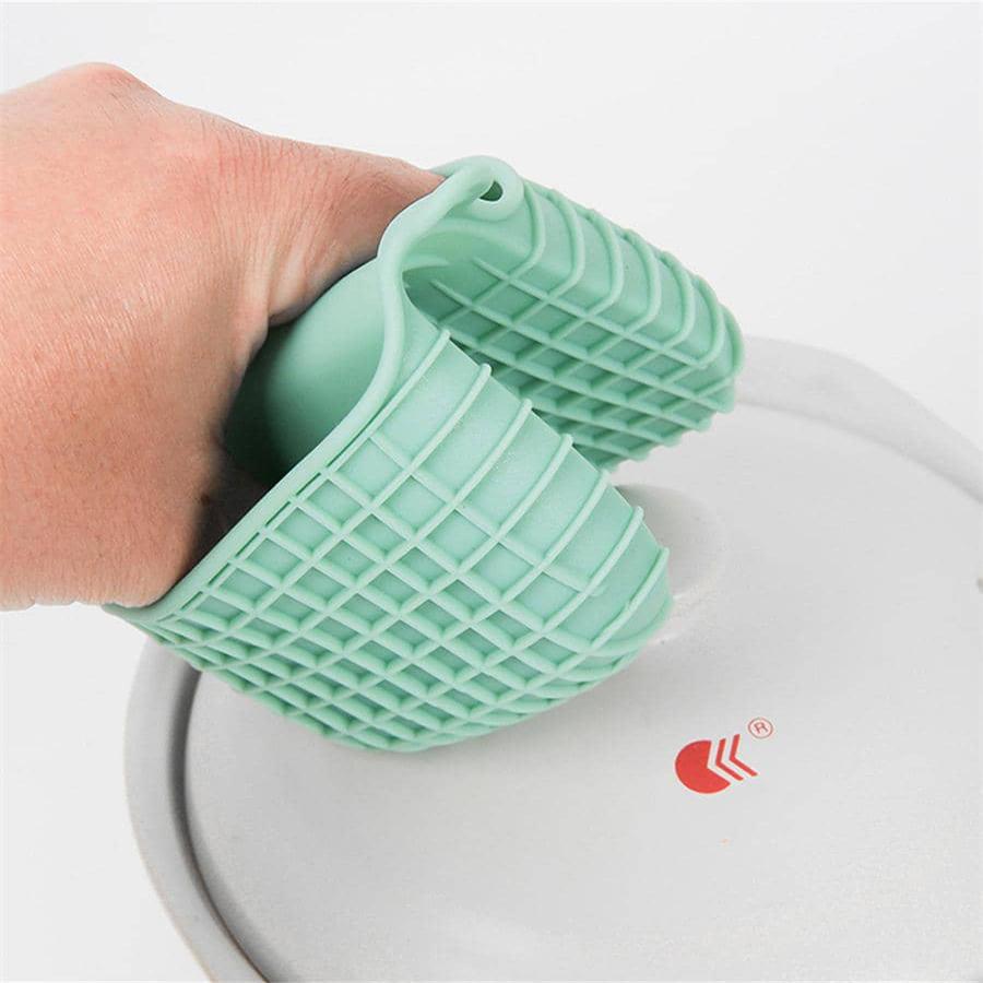 1 Stück Silikon Hitzebeständige Ofenhandschuhe - Hochtemperatur Küchenbackhandschuh mit Extra Grip für Küchenkochen & Backen