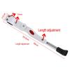 Bike Kickstand Adjustable Bicycle Stand Alloy Side Support White