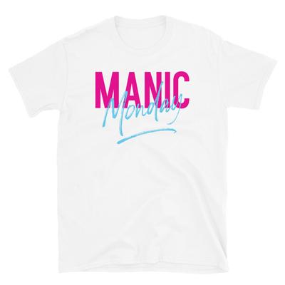 Manic Monday Classic Retro 80s Nostalgic Short-Sleeve Unisex T-Shirt