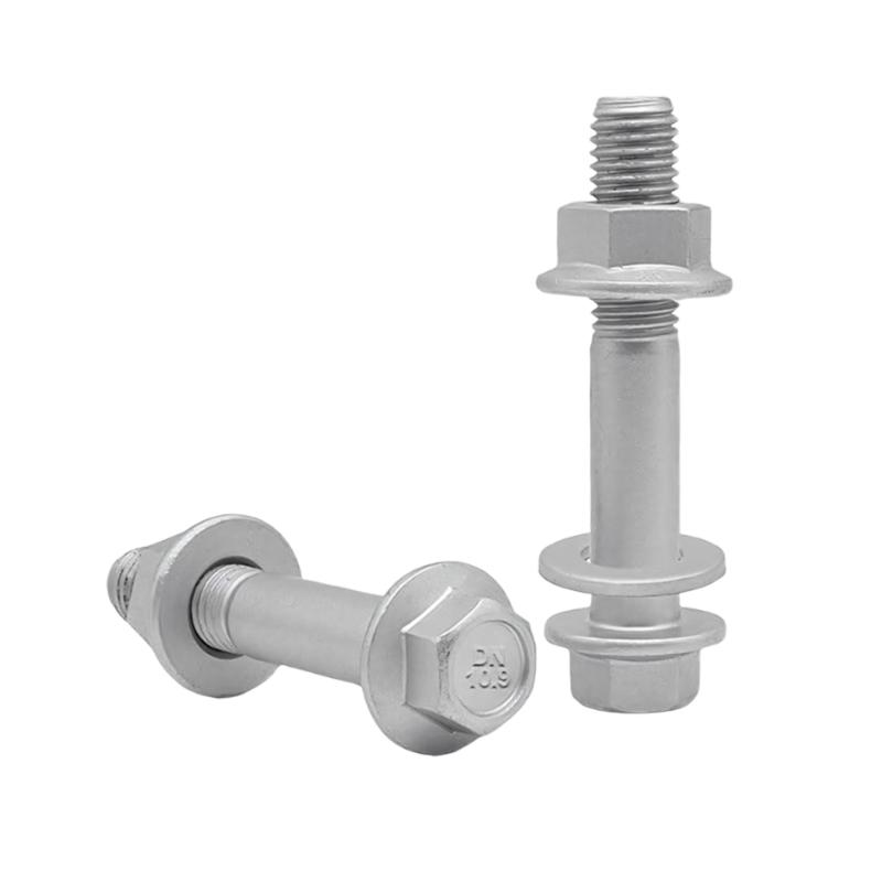 Rear Sway Bar Bolts Replacement Front Lower Shock Mount Hardware Kit, 10.9 Grade Shoulder Bolts and Flange Lock Nuts Pair Set for Mount Service