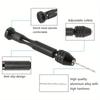 49pcs/set 0.2-3.4mm Hand Drill Set Mini Aluminum Hand Drill Bit Jewelry Craft Manual Drill Woodworking Tools Drill Bit Drilling.