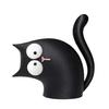 Estatua de Gato Linda Impresa en 3D Pequeña Figura de Gato con Cabeza Inclinada para Decoración de Mesa de Oficina en Casa Estante de TV Estantería