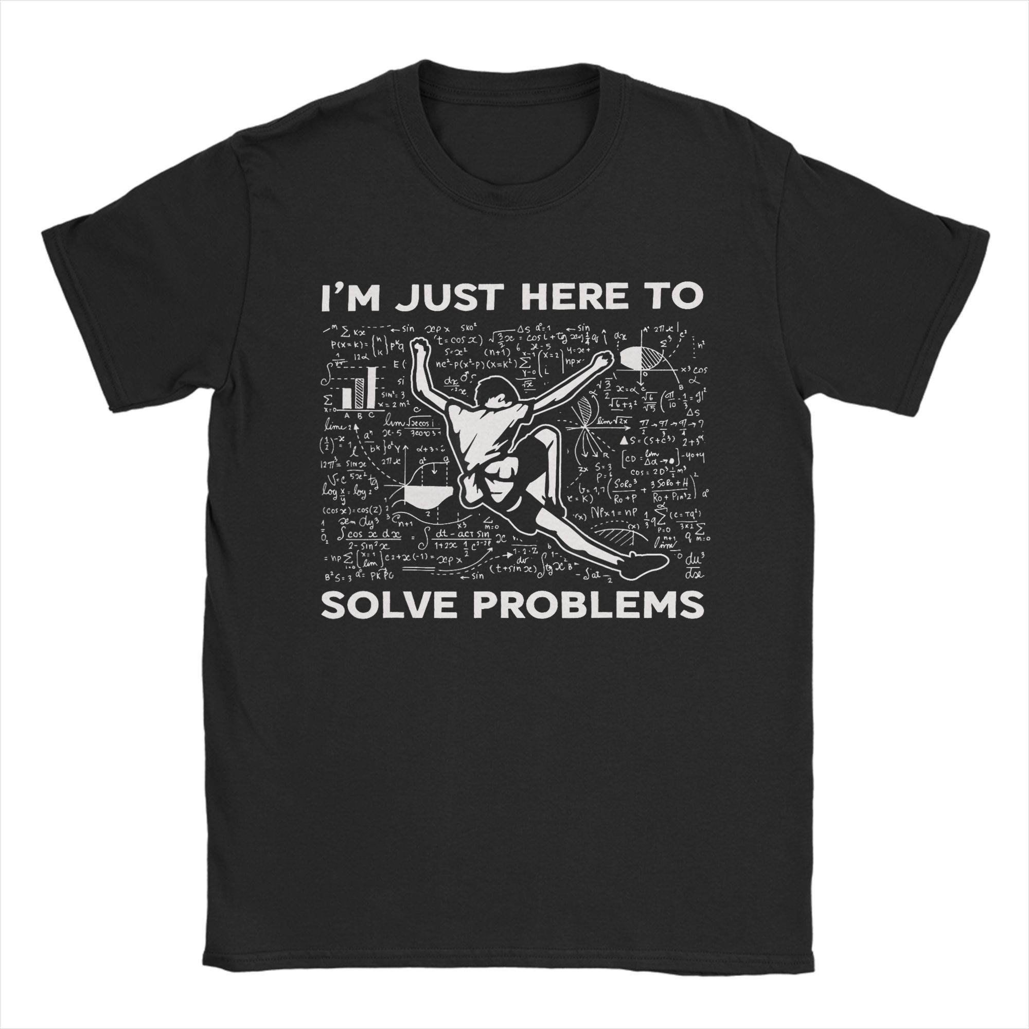 Problem Solving Climber Rock Climbing Bouldering Unisex T Shirts  Fashion Tees Short Sleeve Crew Neck TShirts Cotton Clothing S