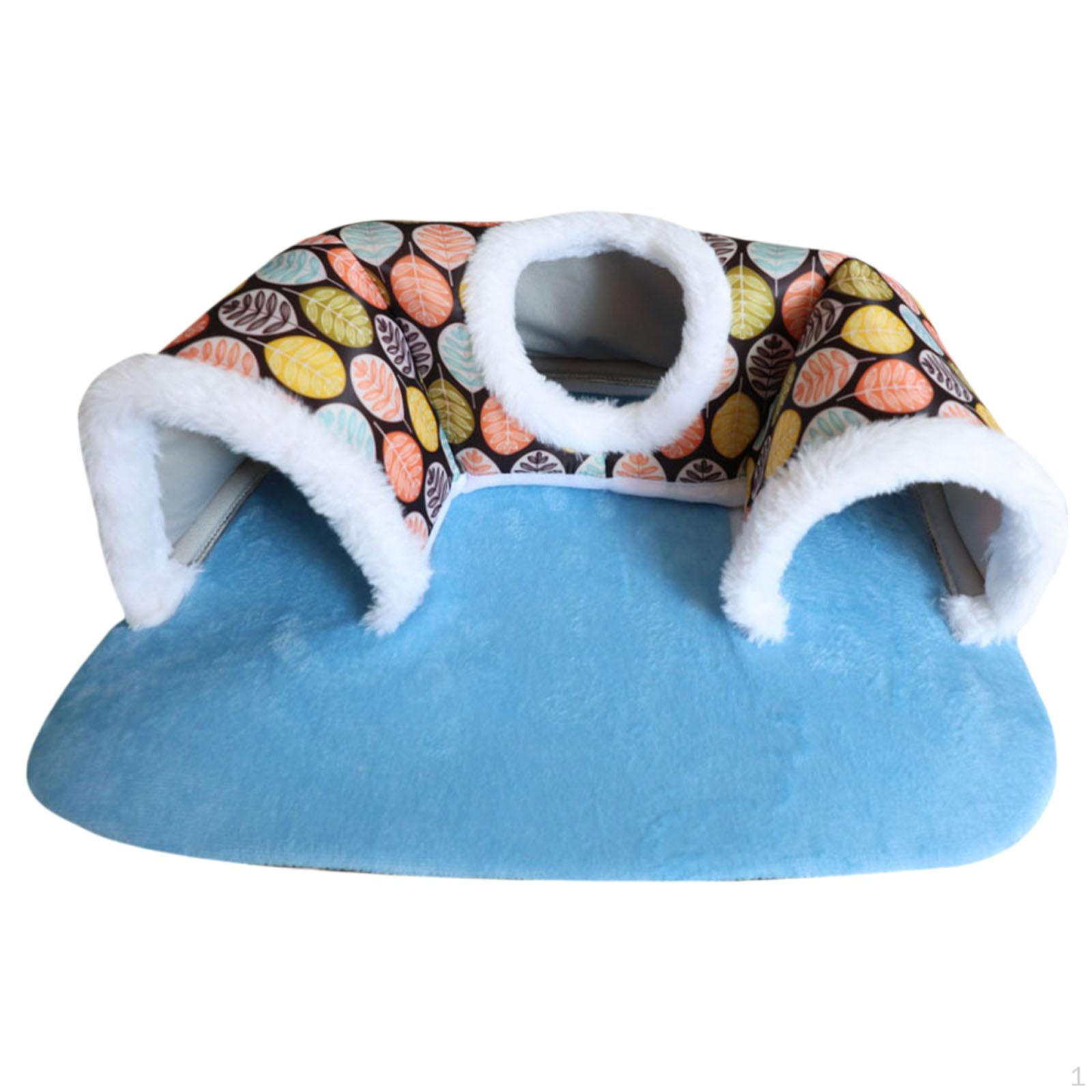 

Guinea Pig Hideaway Tunnel Polyester Pet Toy Small Removable Tube Non-Slip Bottom Suitable for чёрный
