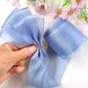 5m/Roll 6cm Wide DIY Crafts Sparkling Yarn Garment Accessories Chiffon Ribbon Roll Elegant Pleated Gifts Wrapping Supplies