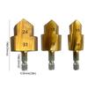 3 stuks PPR-hefboor, getrapte boor, zeskantschacht waterleidingverbindingsgereedschap 20/25/32 mm, volledig open proces