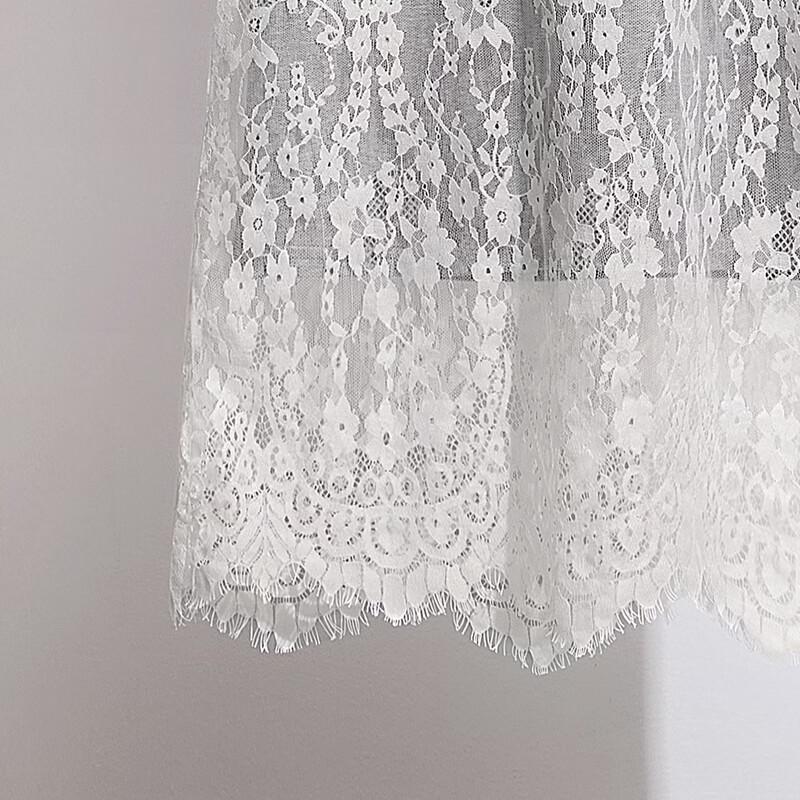 Cypress House Women's Lace Patchwork T-Shirt Dress