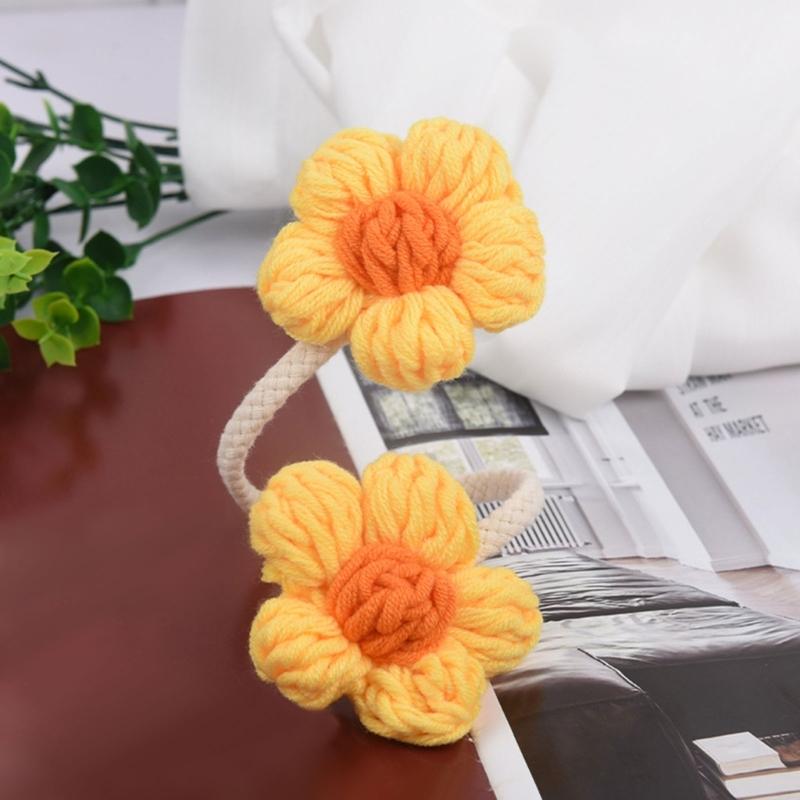Curtain Tiebacks Decorative Curtain Holdbacks Retro Flower Curtain Buckles Clips Drapery Holdbacks Office Home Decors