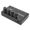 Headphone Amplifier 4 Channel Stereo Headphone Amplifier Splitter with 1 4 Inch Headphone Output for PC Guitar