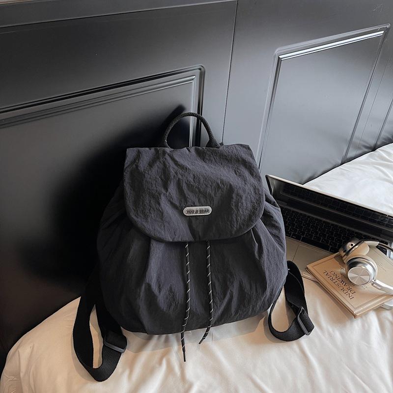 Fashion small backpack casual backpack women's new large-capacity commuter work bag summer travel bag