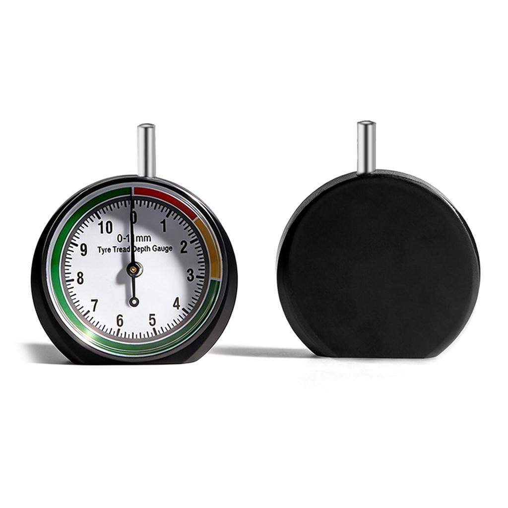 Zinc Alloy Tire Tread Depth Gauge Portable Design for Accurate Wear Inspection Easy Measurement on Various Vehicles